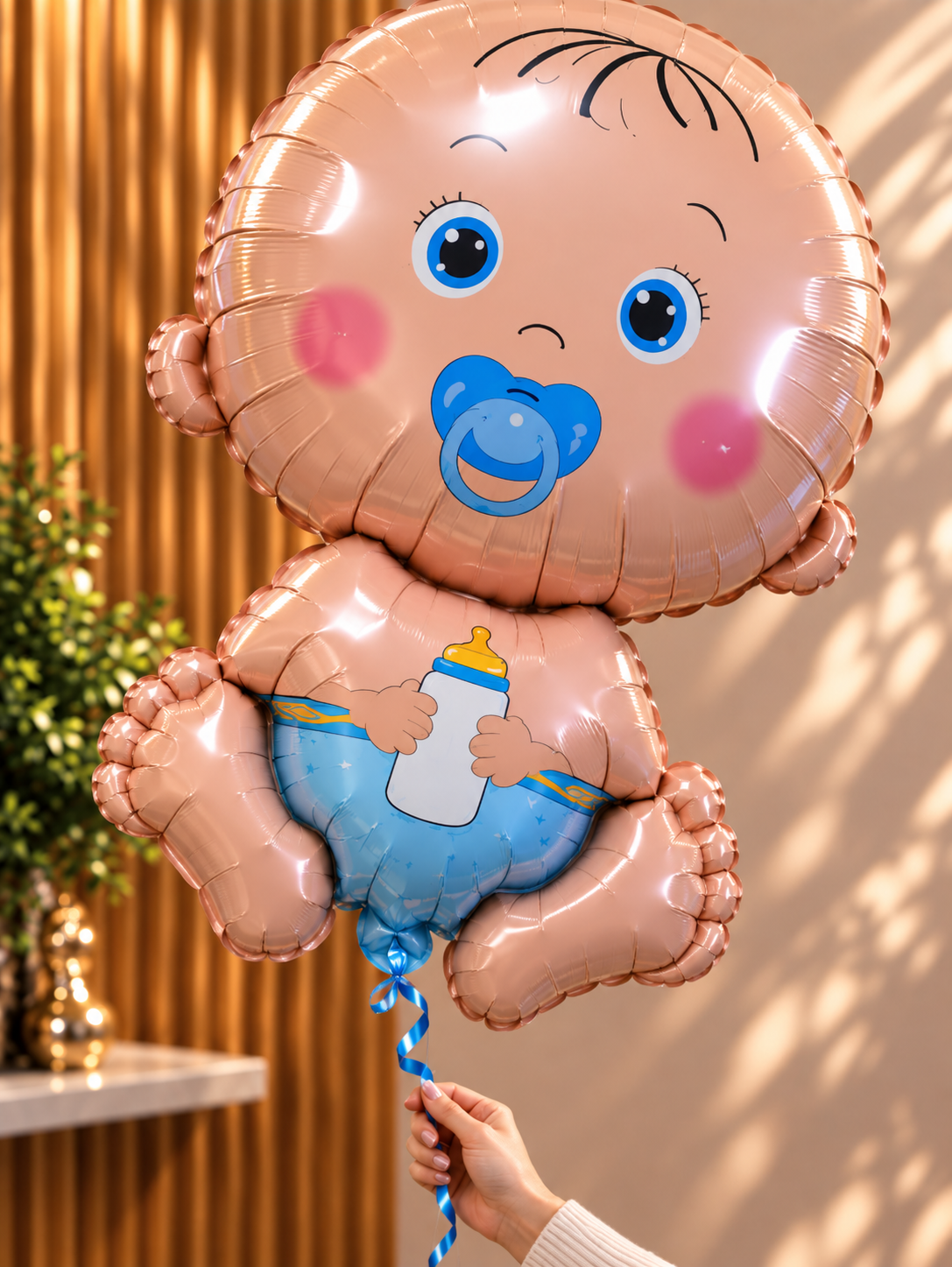 Globo grande de helio de bebé